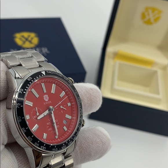 ⌚️NIB Xavier Watches Apex Timepiece Phoenix Red - Picture 6 of 12